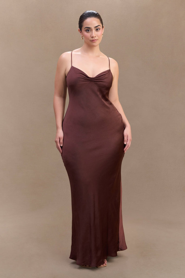 Lilly Sweetheart Satin Maxi Dress - 7