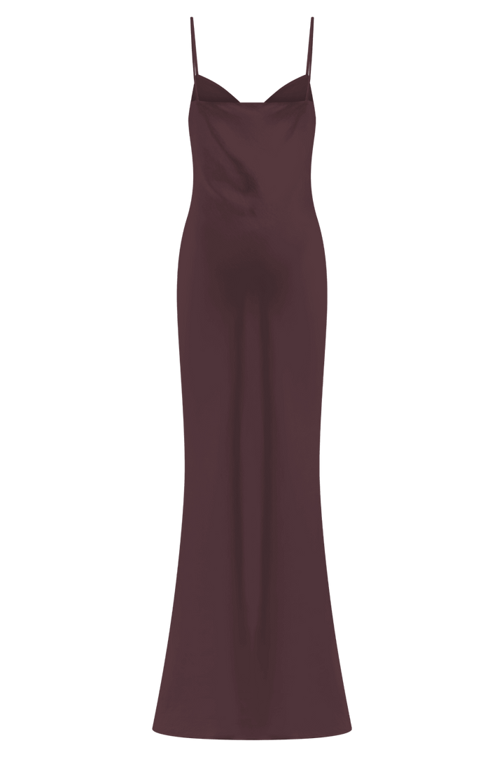 Lilly Sweetheart Satin Maxi Dress - 12