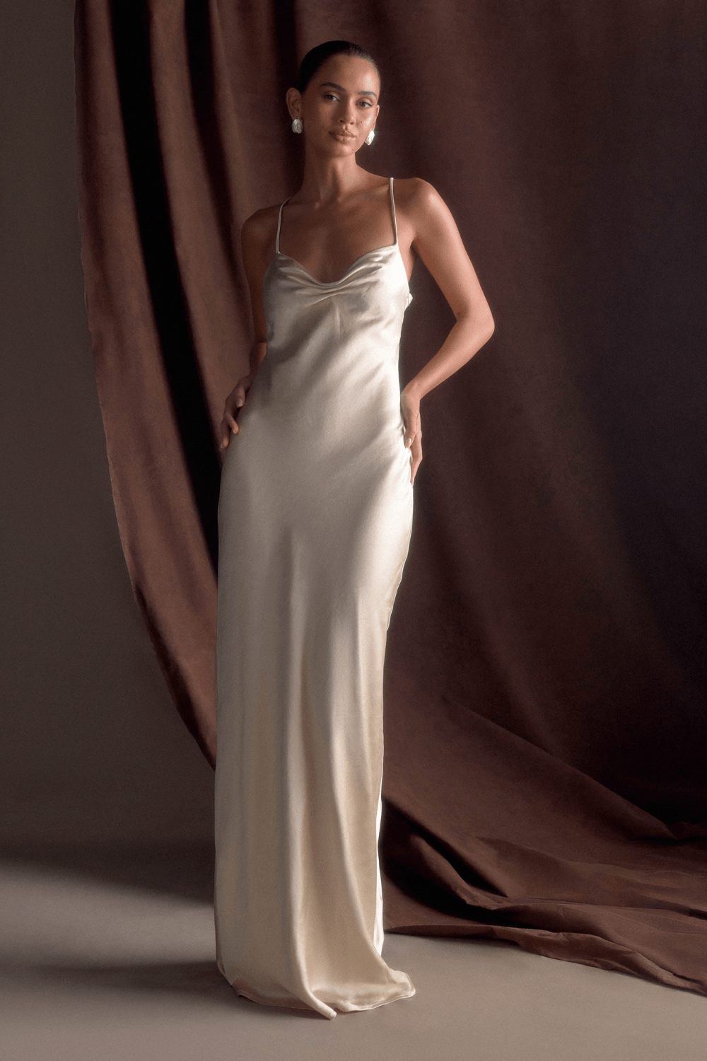 Lilly Sweetheart Satin Maxi Dress1 - 25