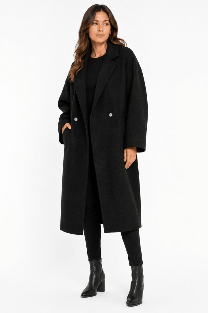 Maeve Relaxed Wool-Blend Coat - 1