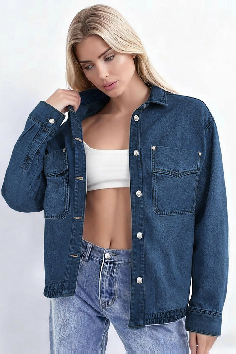 Margot Drop-Shoulder Denim Jacket