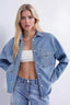Margot Drop-Shoulder Denim Jacket - 1