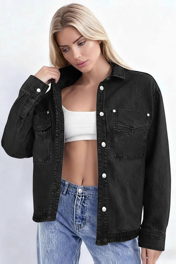 Margot Drop-Shoulder Denim Jacket - 8
