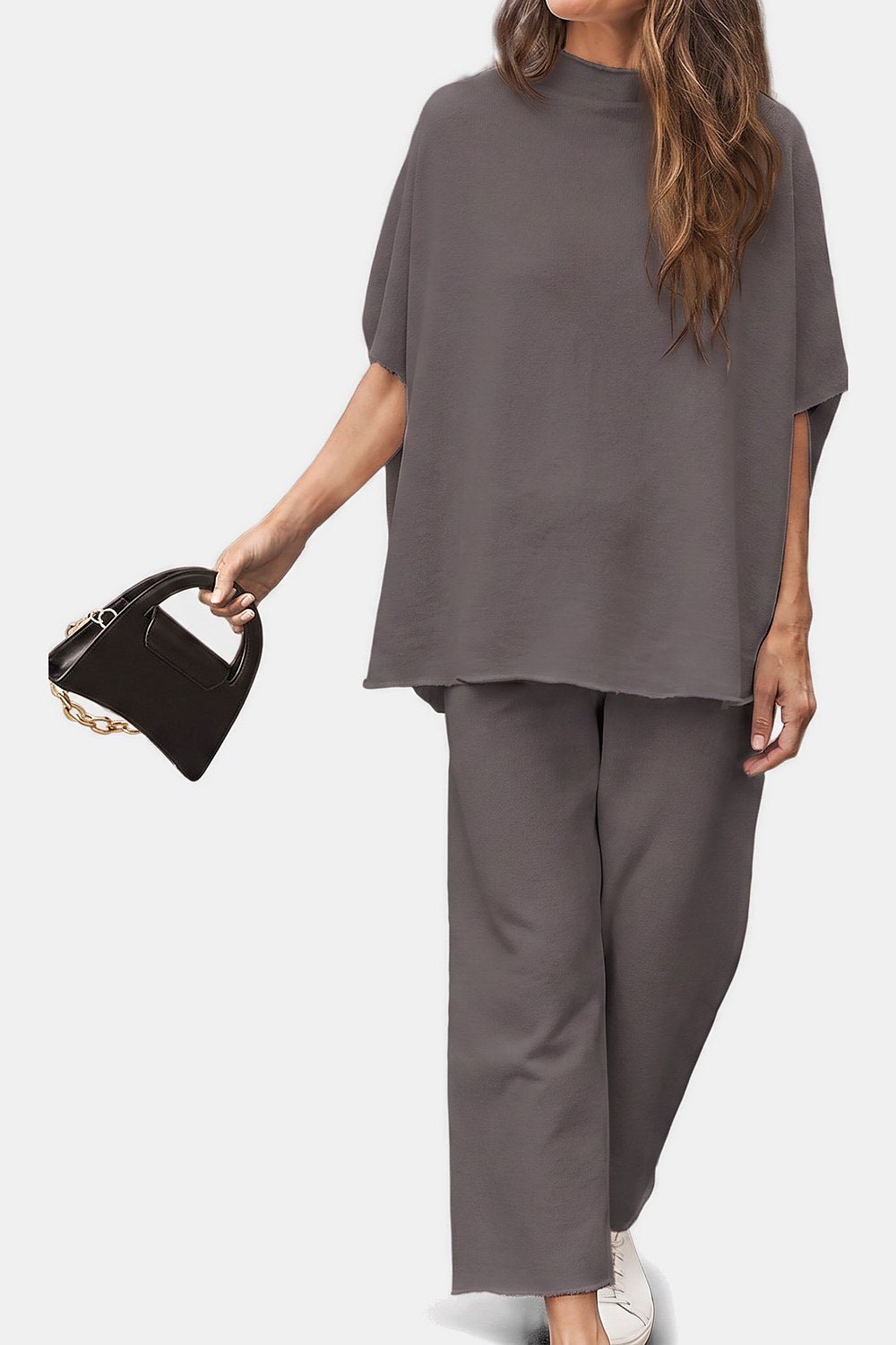 Marisela Mock-Neck Wide-Leg Lounge Set - 6
