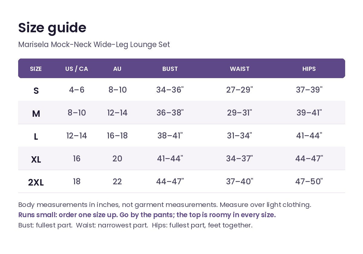 Size guide