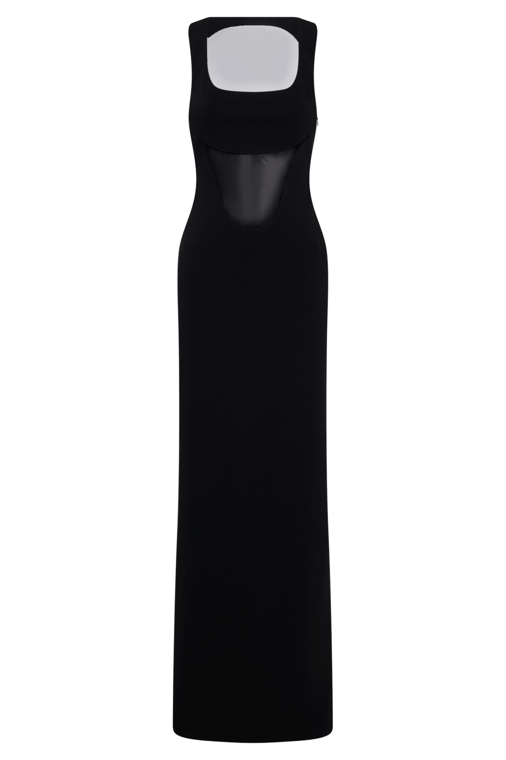 Marlon Crepe And Mesh Maxi Dress - 5