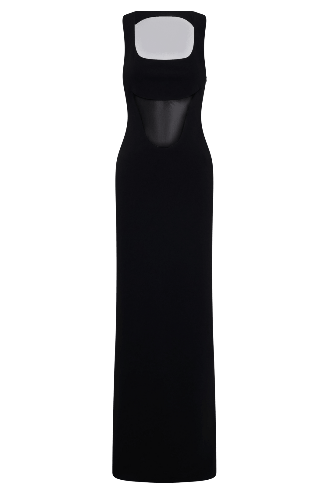 Marlon Crepe And Mesh Maxi Dress - 5