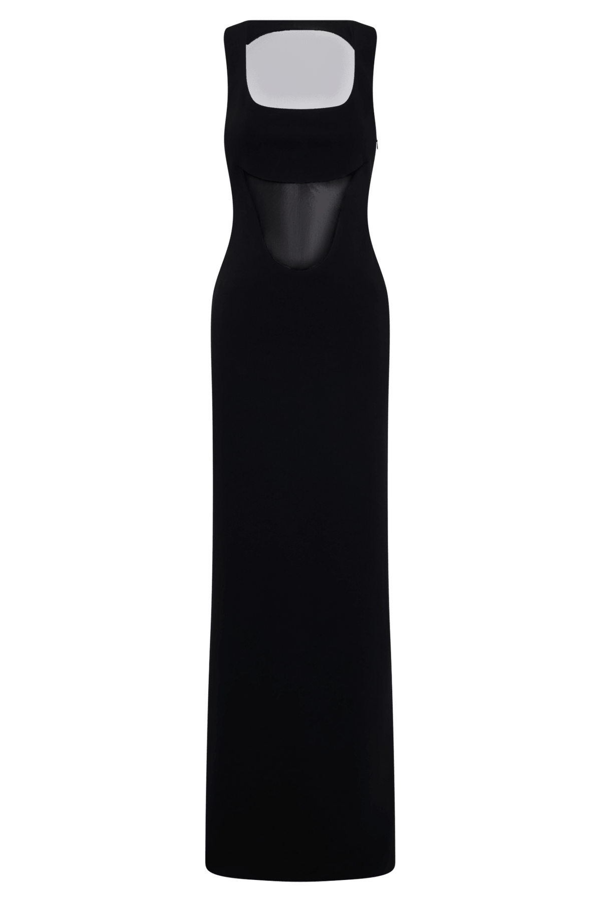 Marlon Crepe And Mesh Maxi Dress - 5