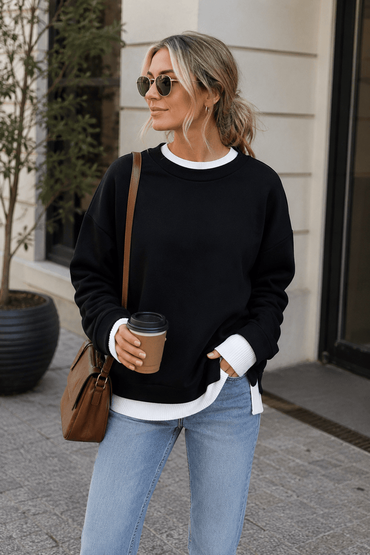 Mila Layered Warm Sweatshirt — Your Easy Cold-Day Outfit - 5