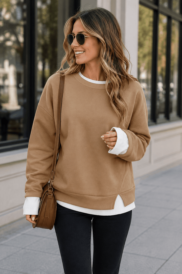 Mila Layered Warm Sweatshirt — Your Easy Cold-Day Outfit - 6
