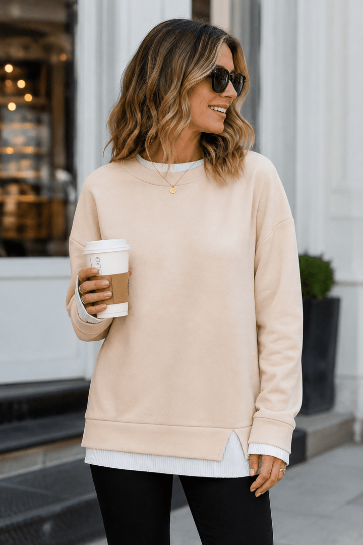 Mila Layered Warm Sweatshirt — Your Easy Cold-Day Outfit - 3