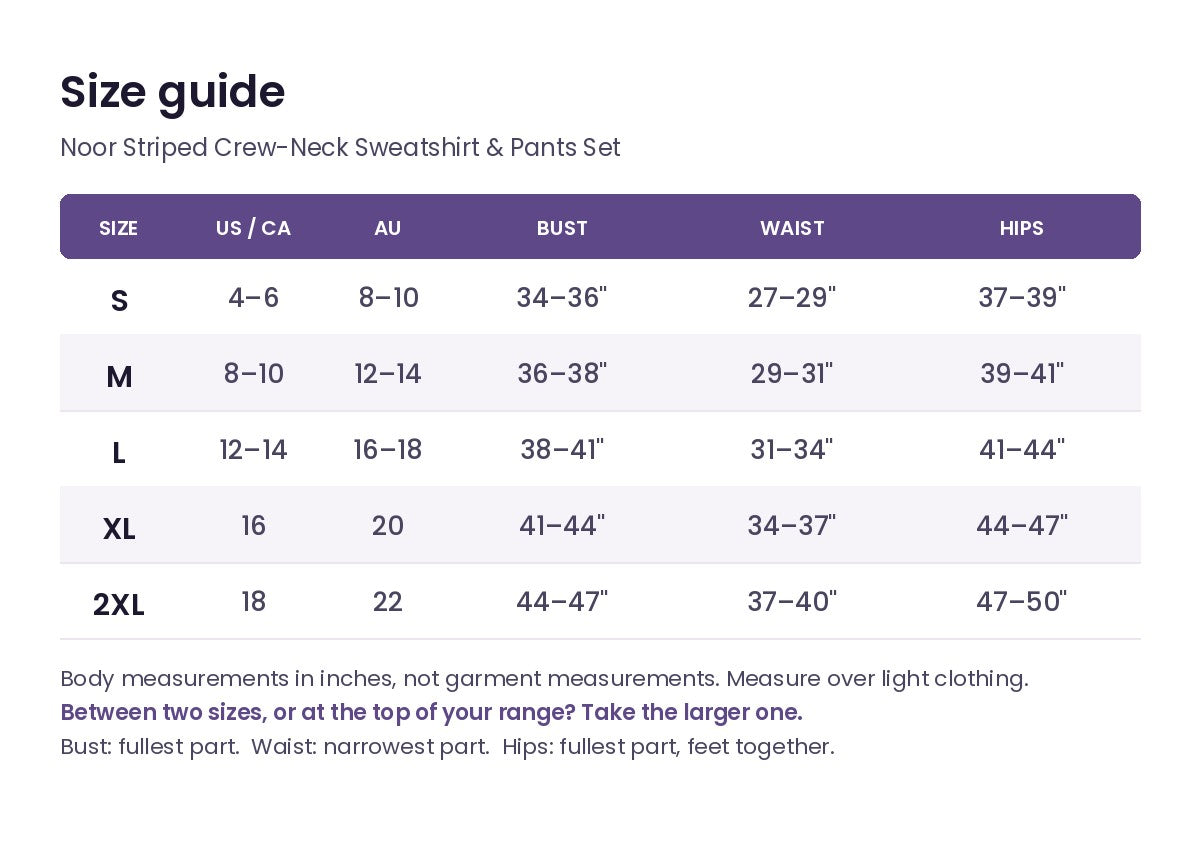 Size guide