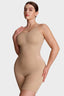 Nova Seamless Sculpting Bodysuit in Nude – front