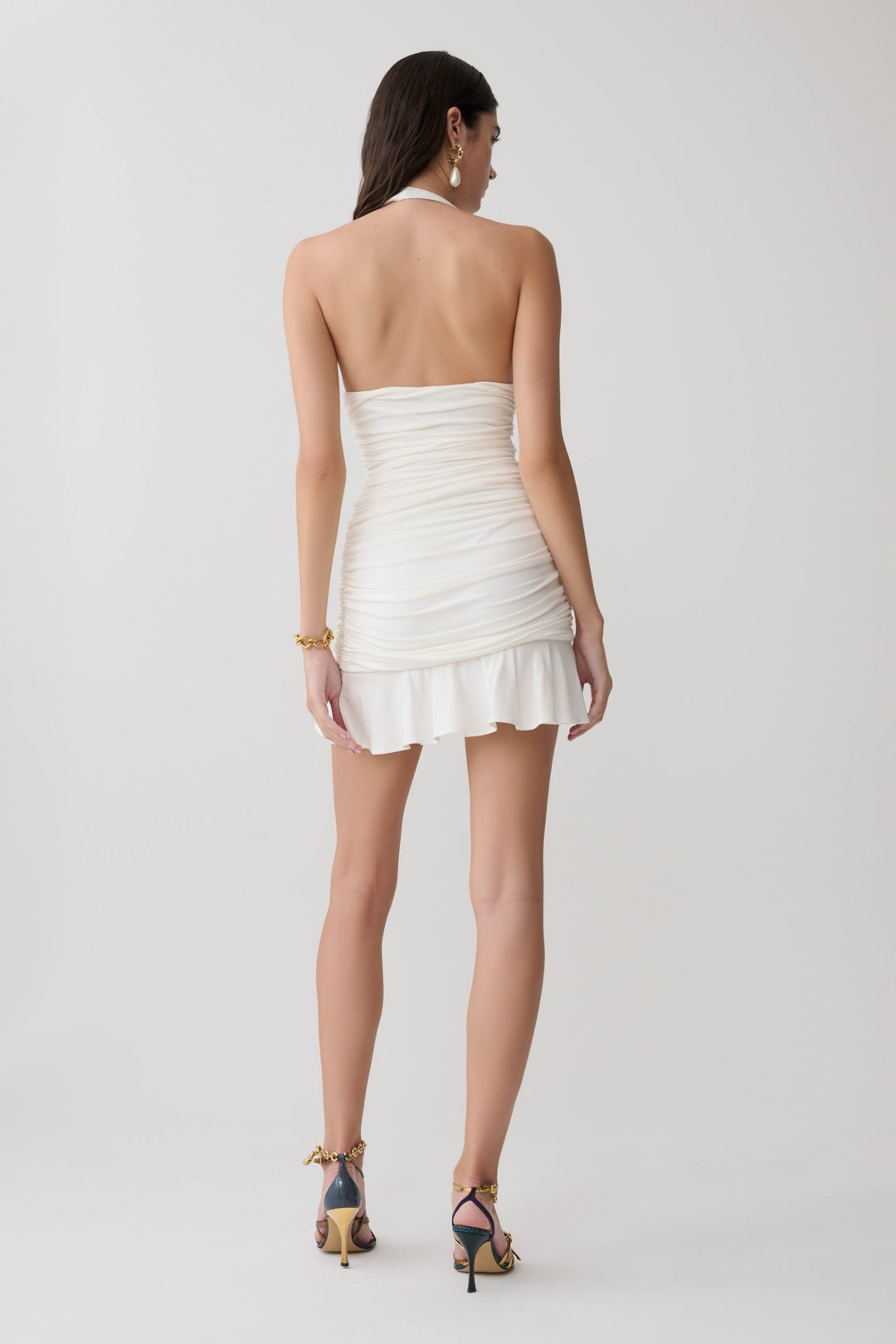Peregrine Modal Halter Mini Dress - 5