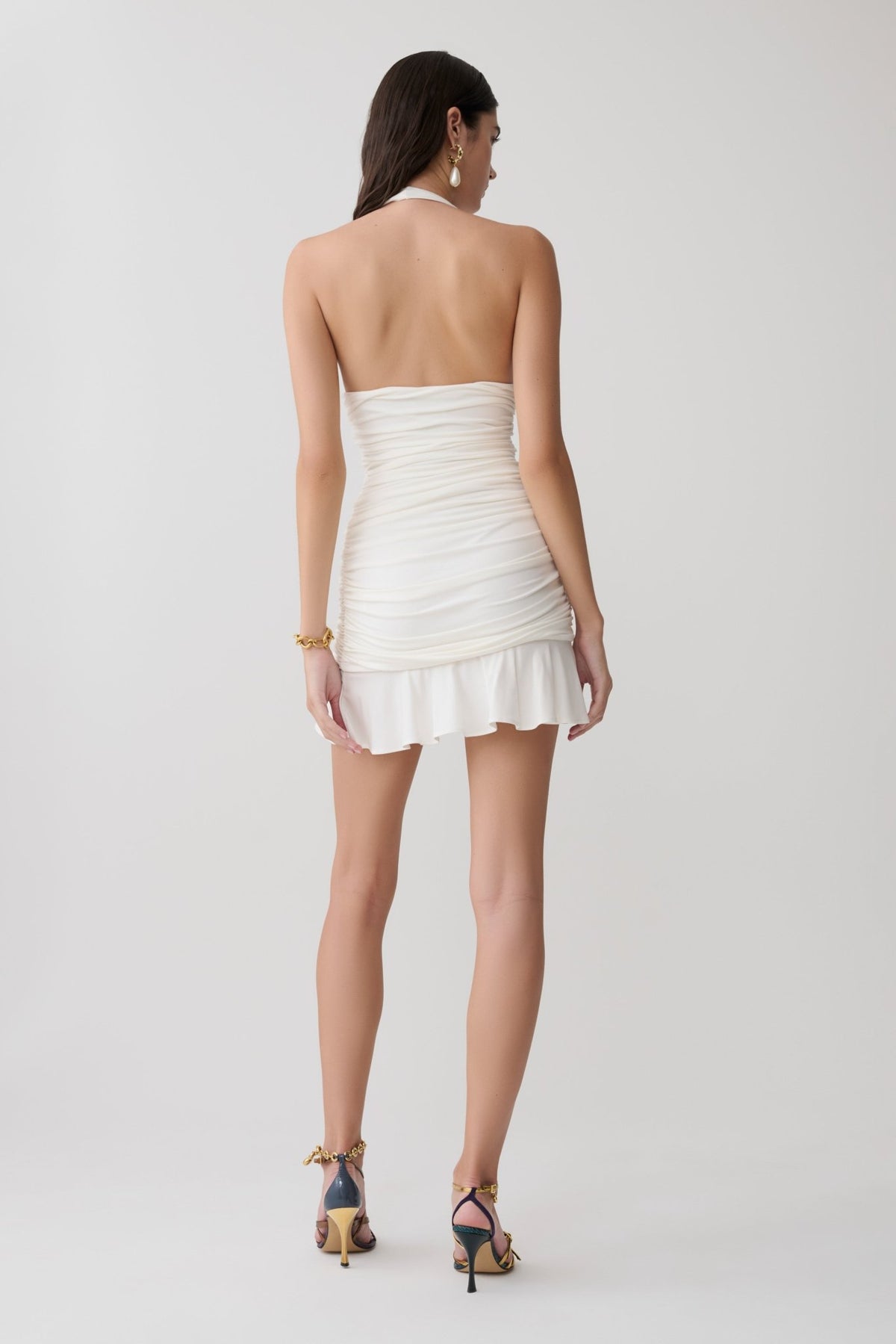 Peregrine Modal Halter Mini Dress - 5