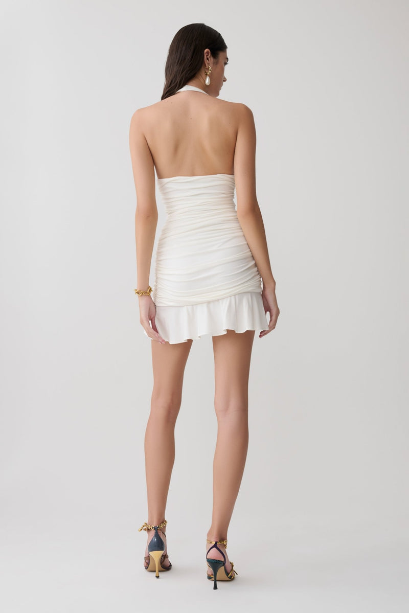 Peregrine Modal Halter Mini Dress
