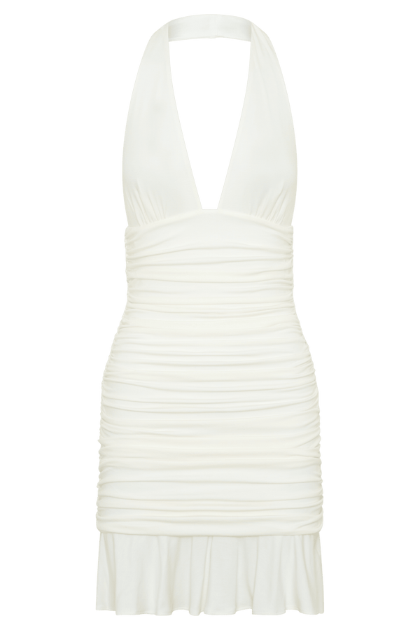 Peregrine Modal Halter Mini Dress - 6
