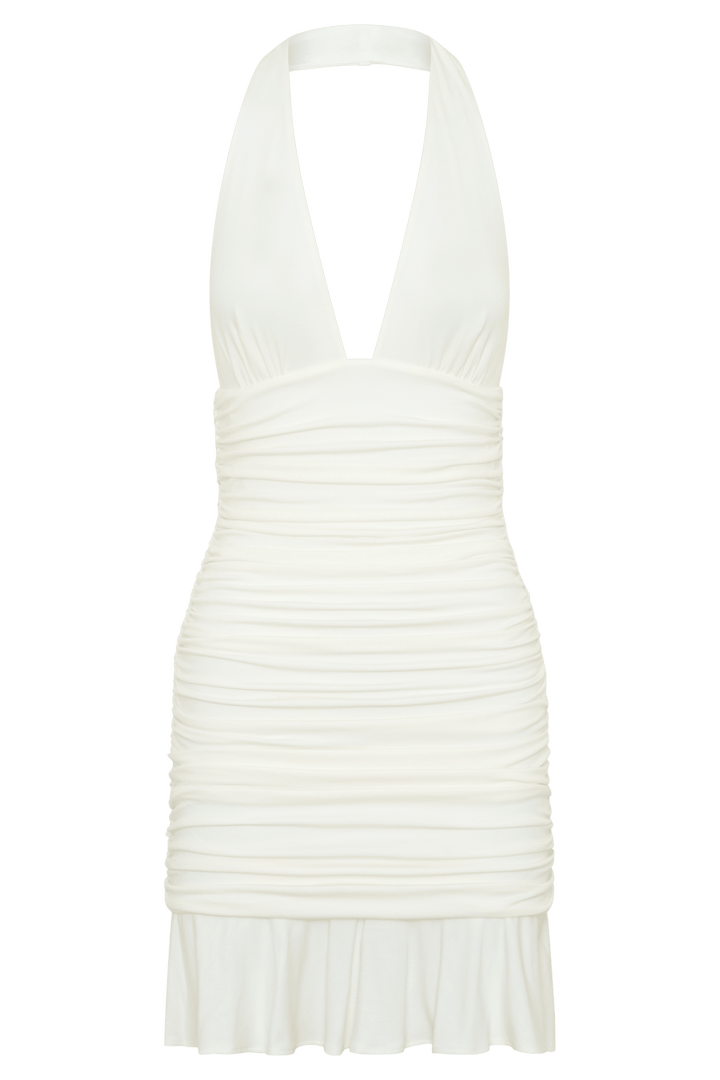 Peregrine Modal Halter Mini Dress - 6