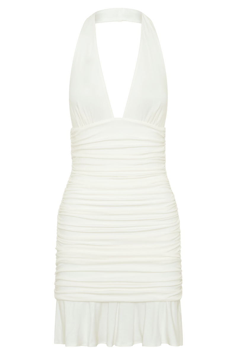 Peregrine Modal Halter Mini Dress