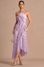 Plissé Halter Maxi Dress - 1