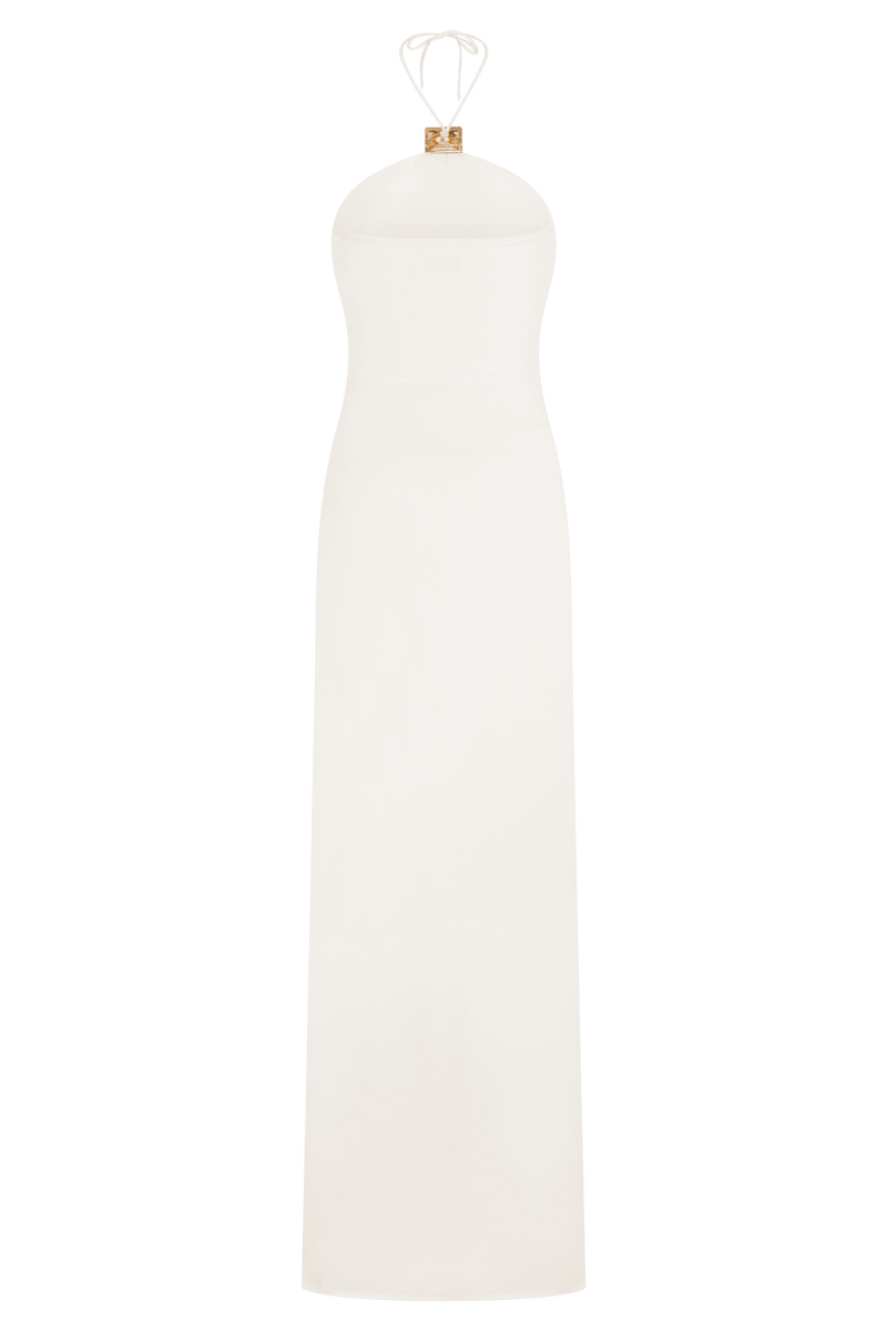 Quincy Halter Maxi Dress With Hardware