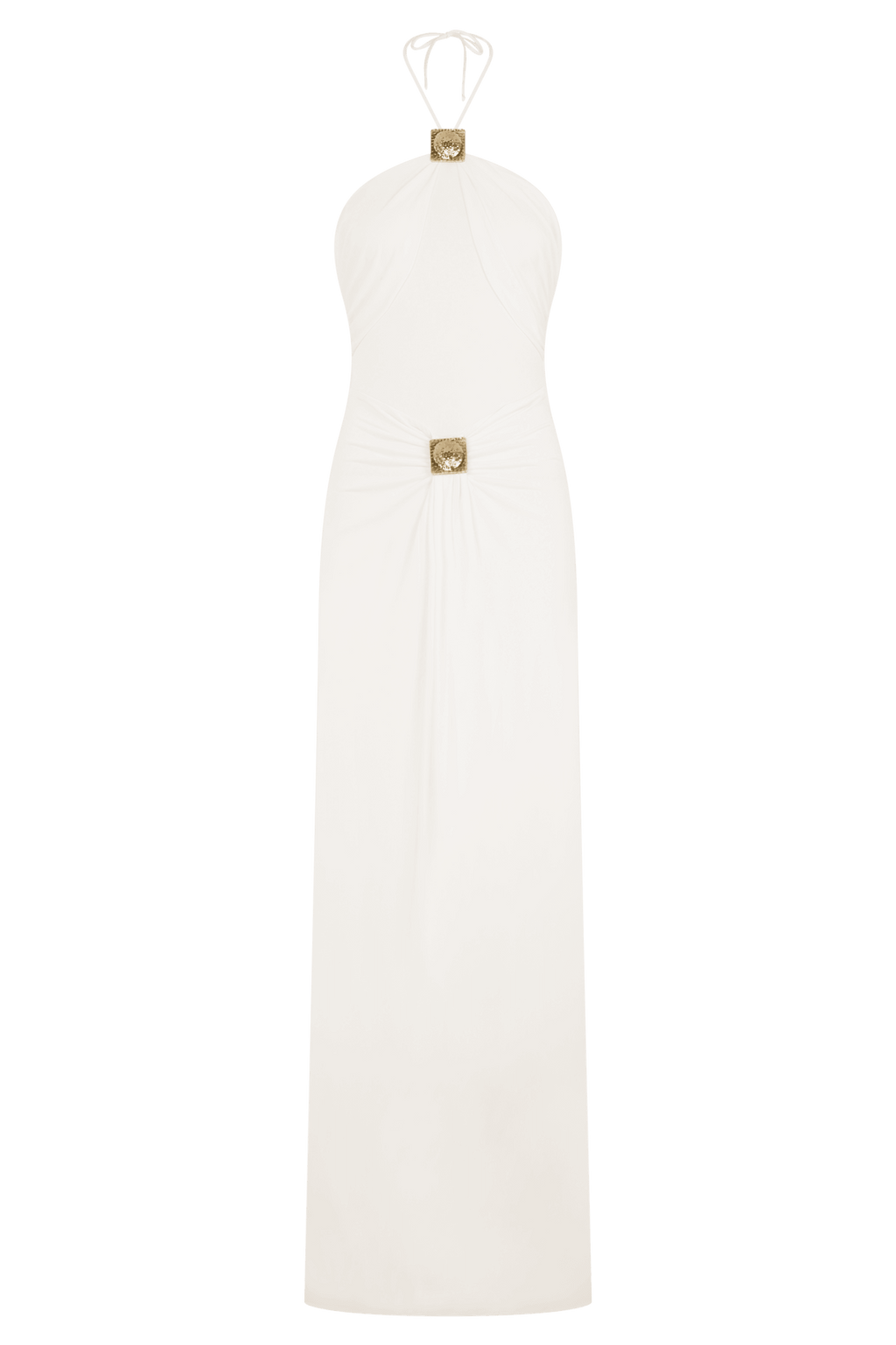 Quincy Halter Maxi Dress With Hardware - 4