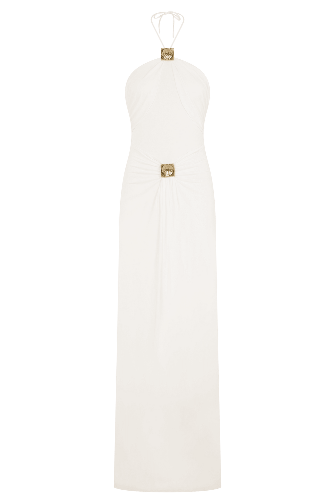 Quincy Halter Maxi Dress With Hardware - 4