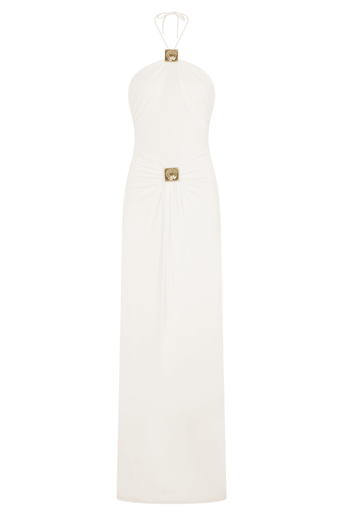Quincy Halter Maxi Dress With Hardware - 4