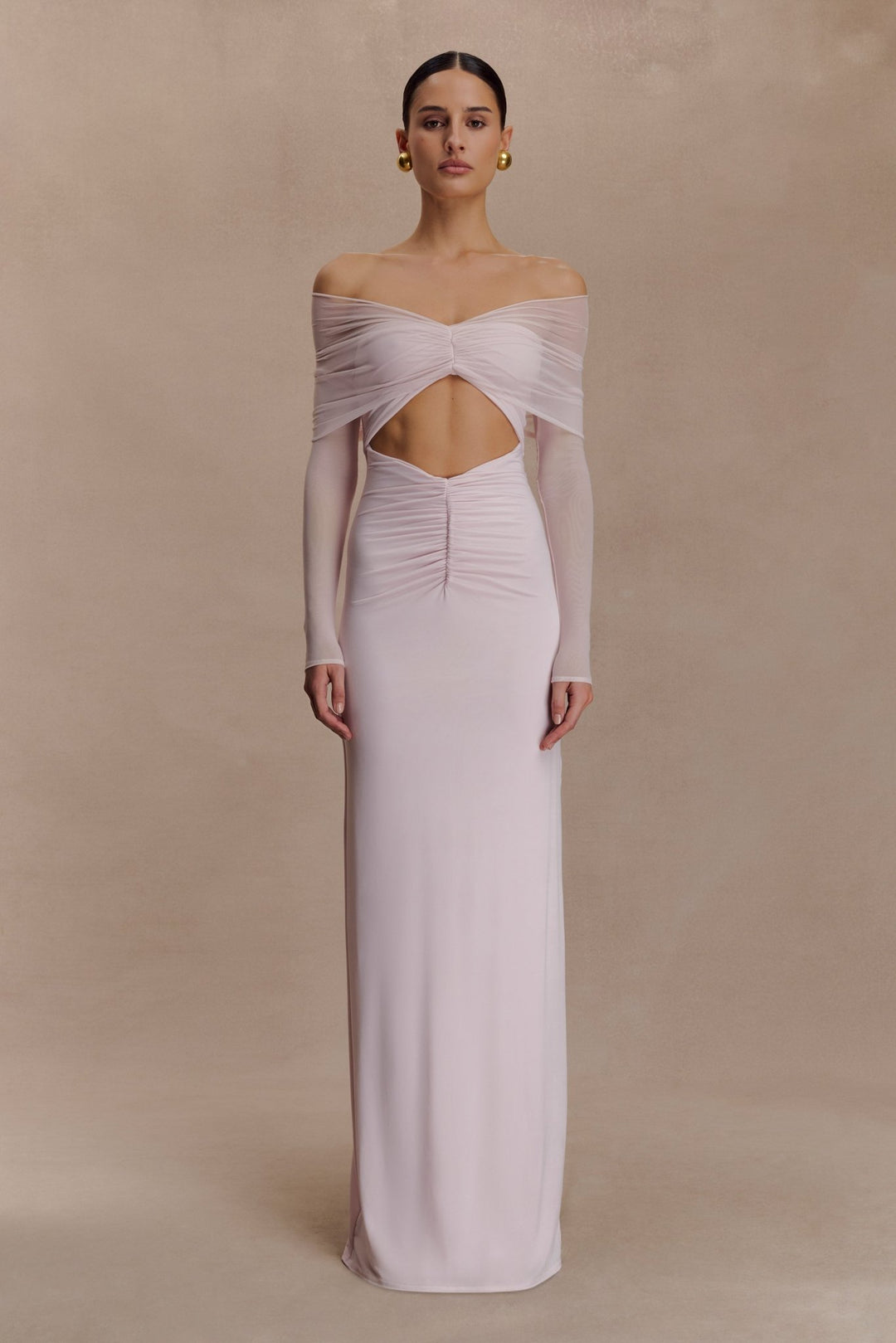 Rafaella Slinky And Mesh Maxi Dress - 1