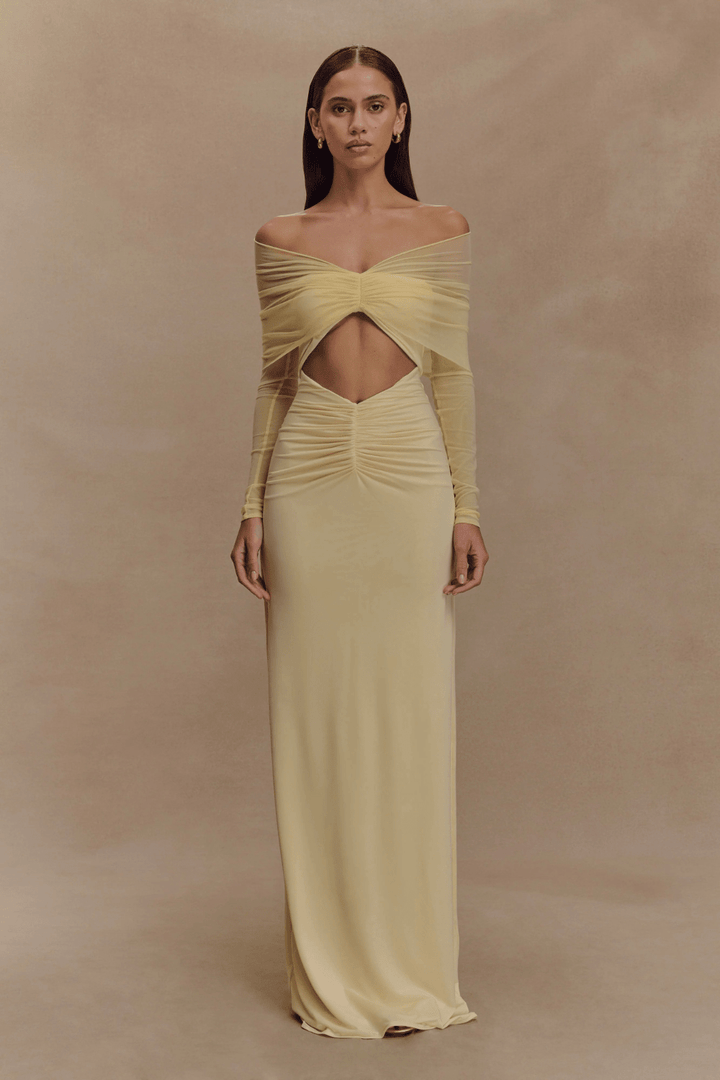Rafaella Slinky And Mesh Maxi Dress - 5