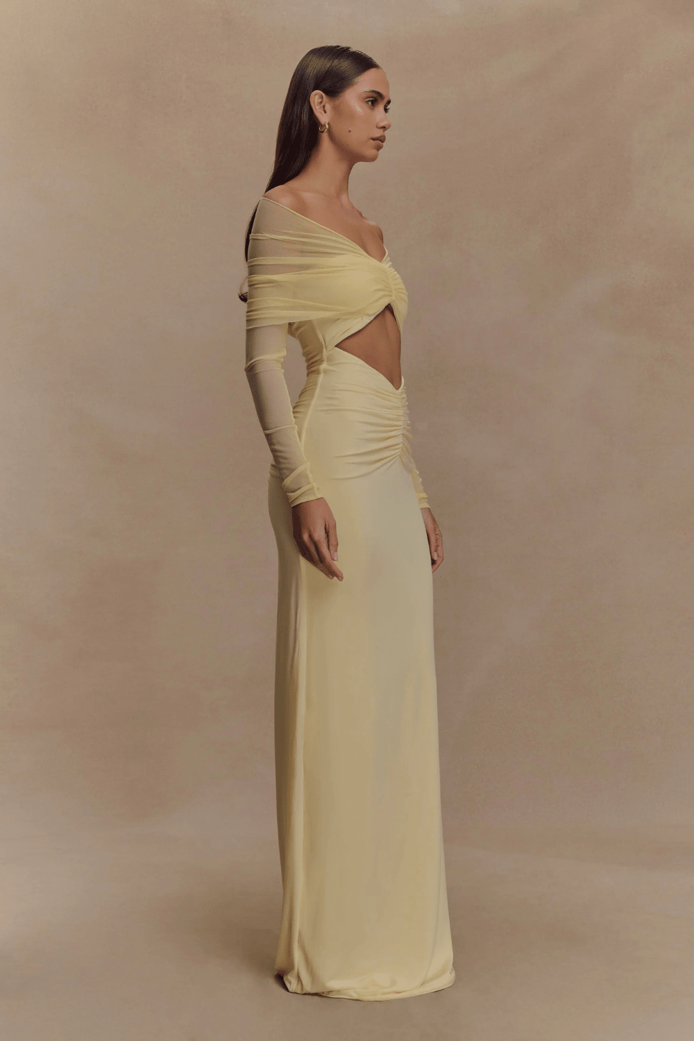 Rafaella Slinky And Mesh Maxi Dress - 6