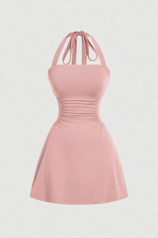 Rosalie Halter Mini Dress - 4
