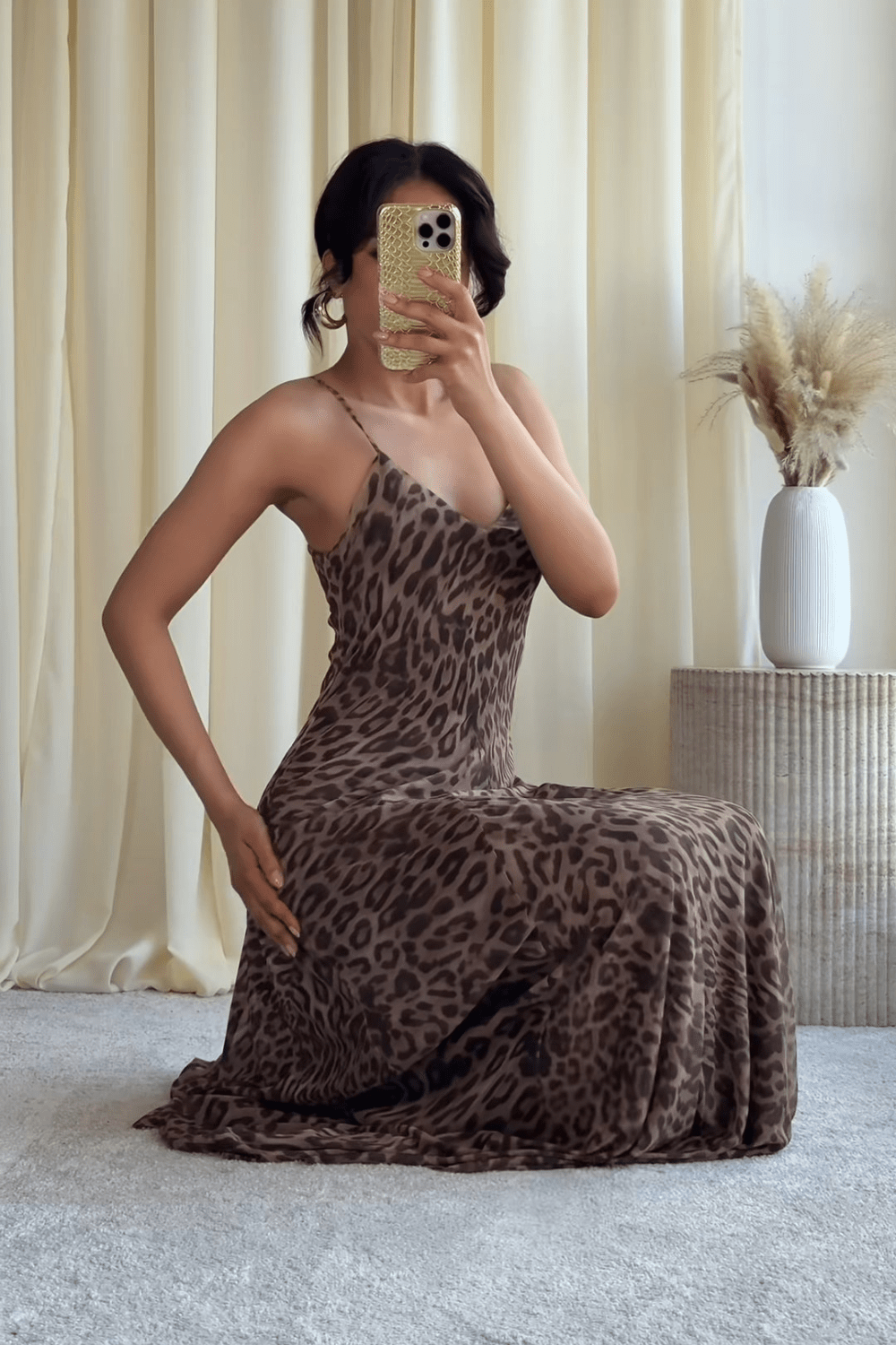 Savana Leopard Maxi-Kleid - 3
