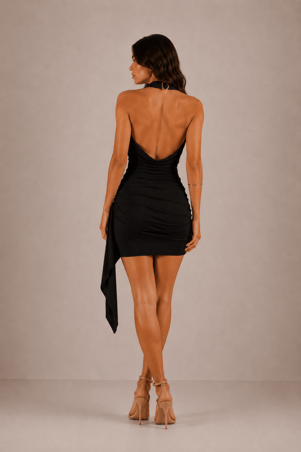Serafina Draped Mini Dress - 12