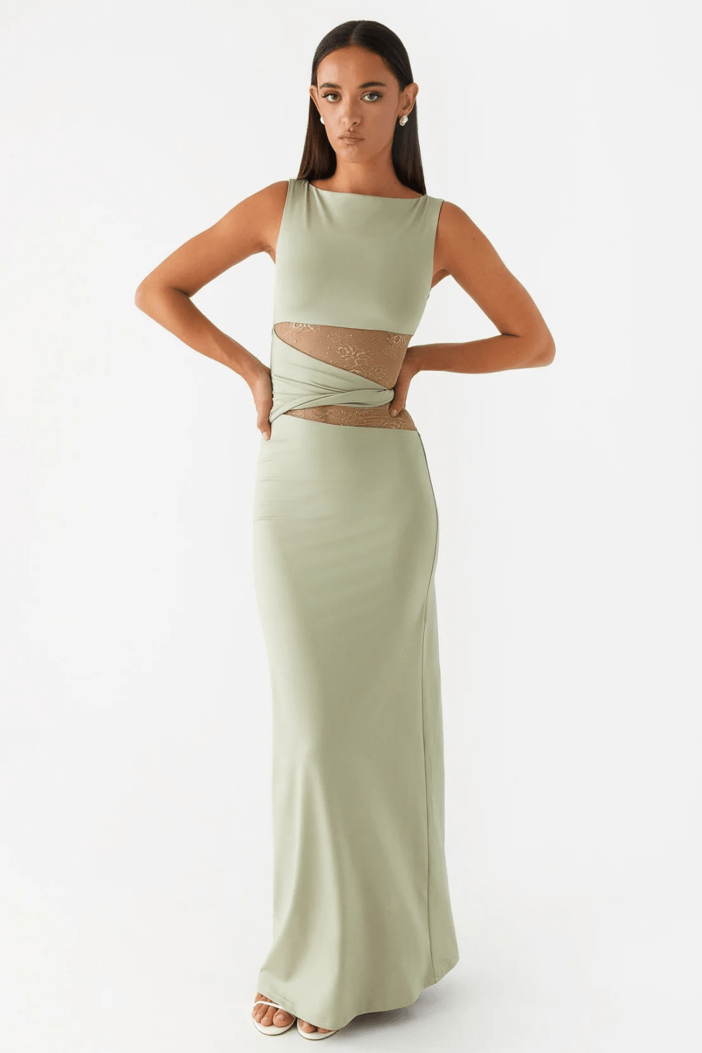 Serafina Lace-Waist Maxi Dress - 15