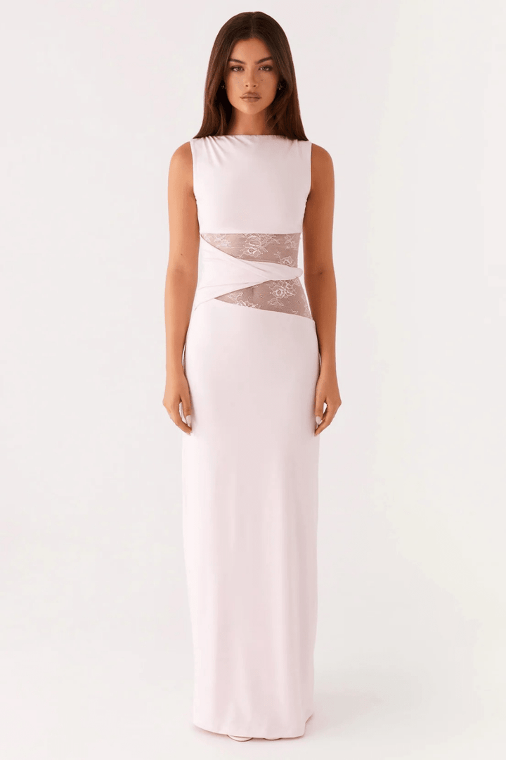 Serafina Lace-Waist Maxi Dress - 6