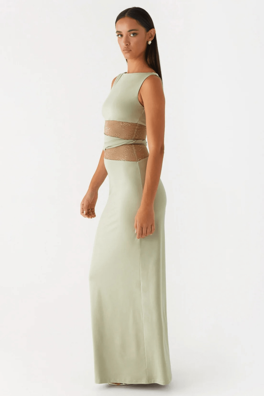 Serafina Lace-Waist Maxi Dress - 13