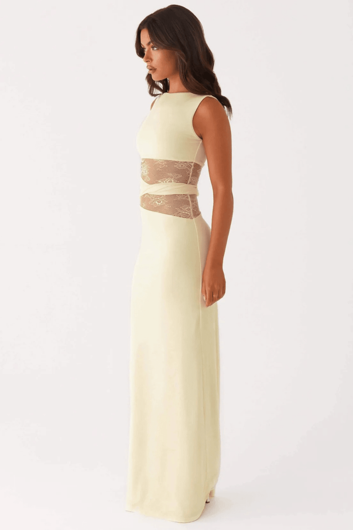 Serafina Lace-Waist Maxi Dress - 20