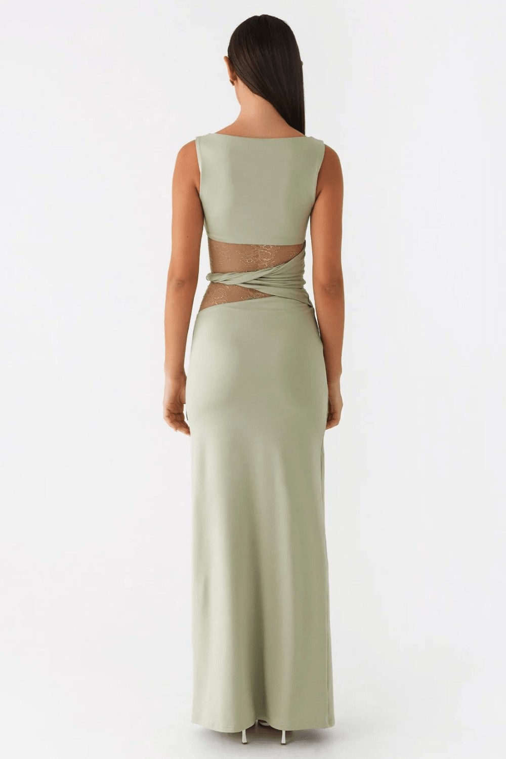Serafina Lace-Waist Maxi Dress - 16