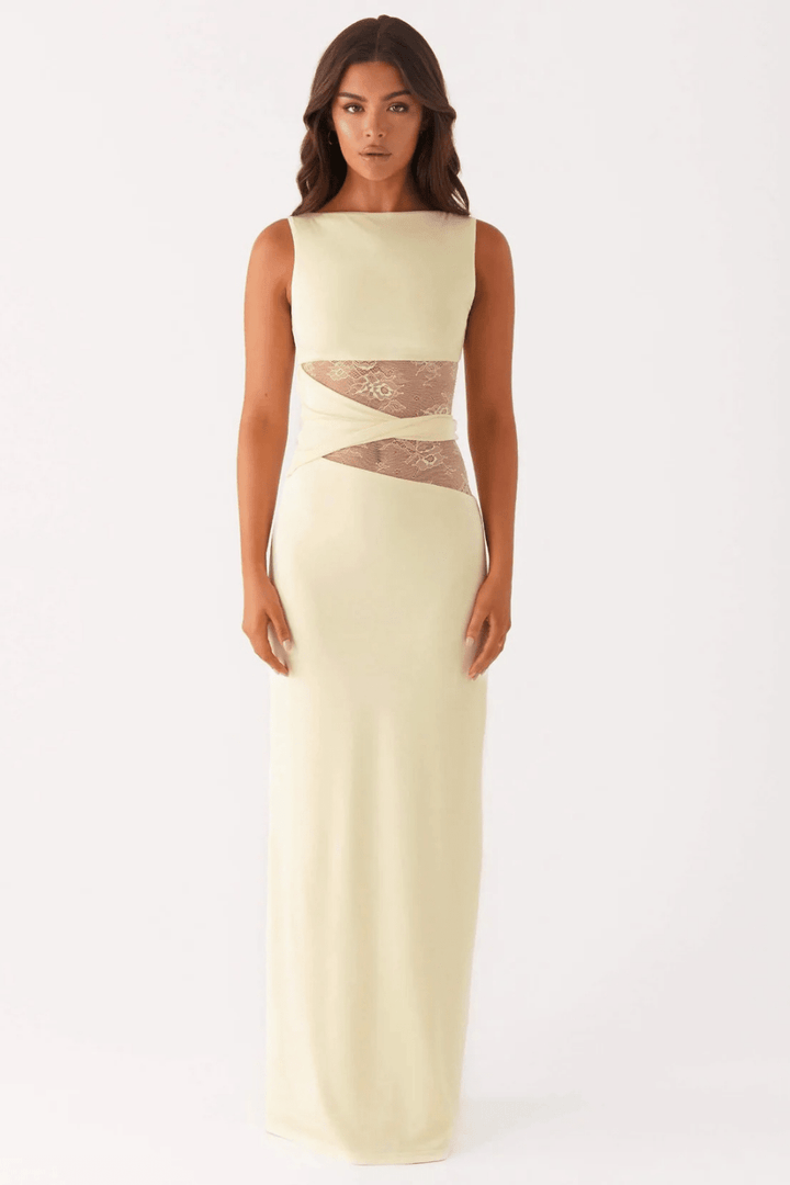 Serafina Lace-Waist Maxi Dress - 17