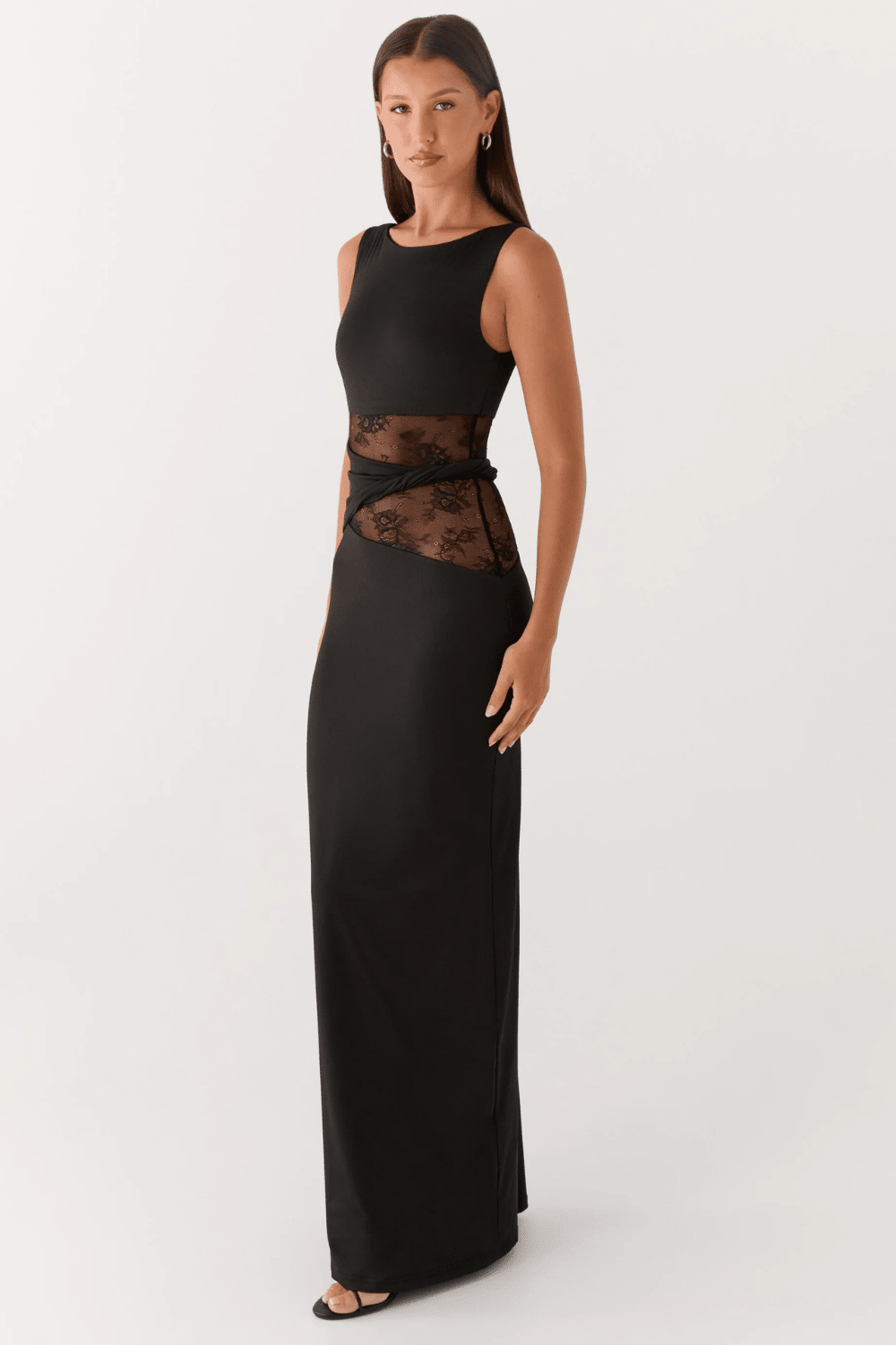 Serafina Lace-Waist Maxi Dress - 3