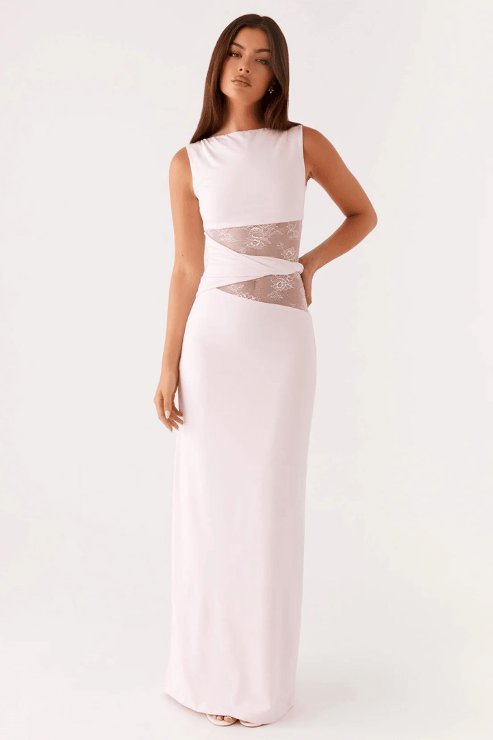 Serafina Lace-Waist Maxi Dress - 7