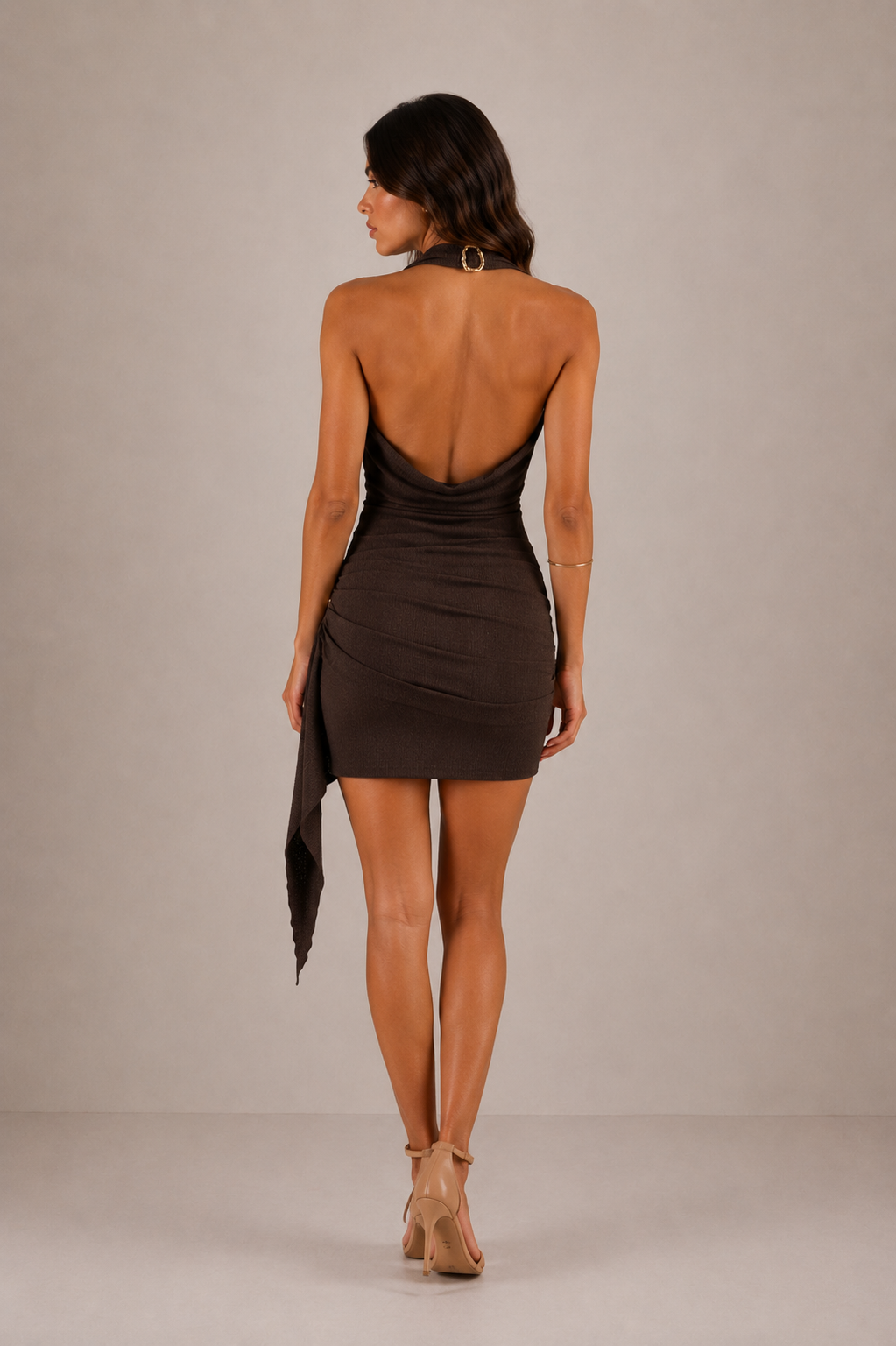 Serafina Draped Mini Dress