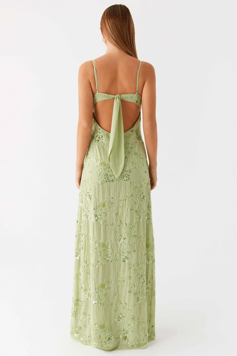 Seraphina Beaded Open-Back Maxi Dress - 3