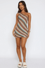 Siena One-Shoulder Knit Mini Dress - 1