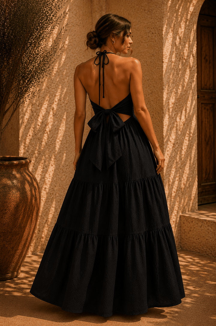 Sienna Gestuftes Maxikleid - 8