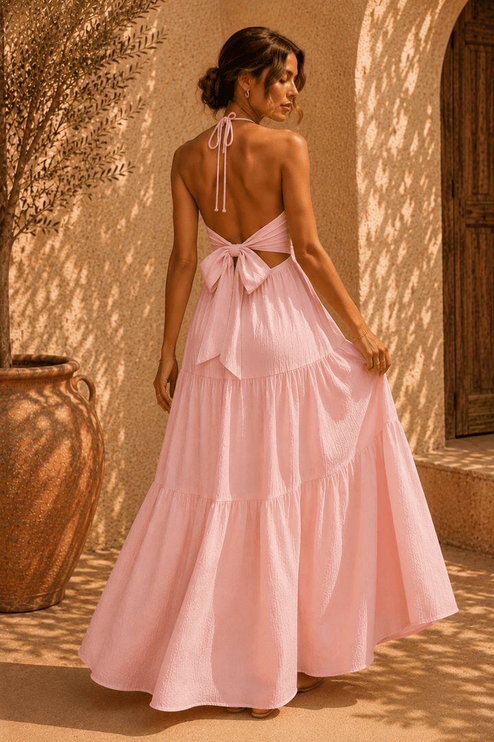 Sienna Gestuftes Maxikleid - 10