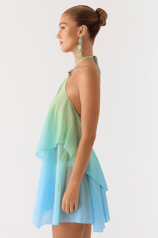 Solara Shell Halter Mini Dress - 5