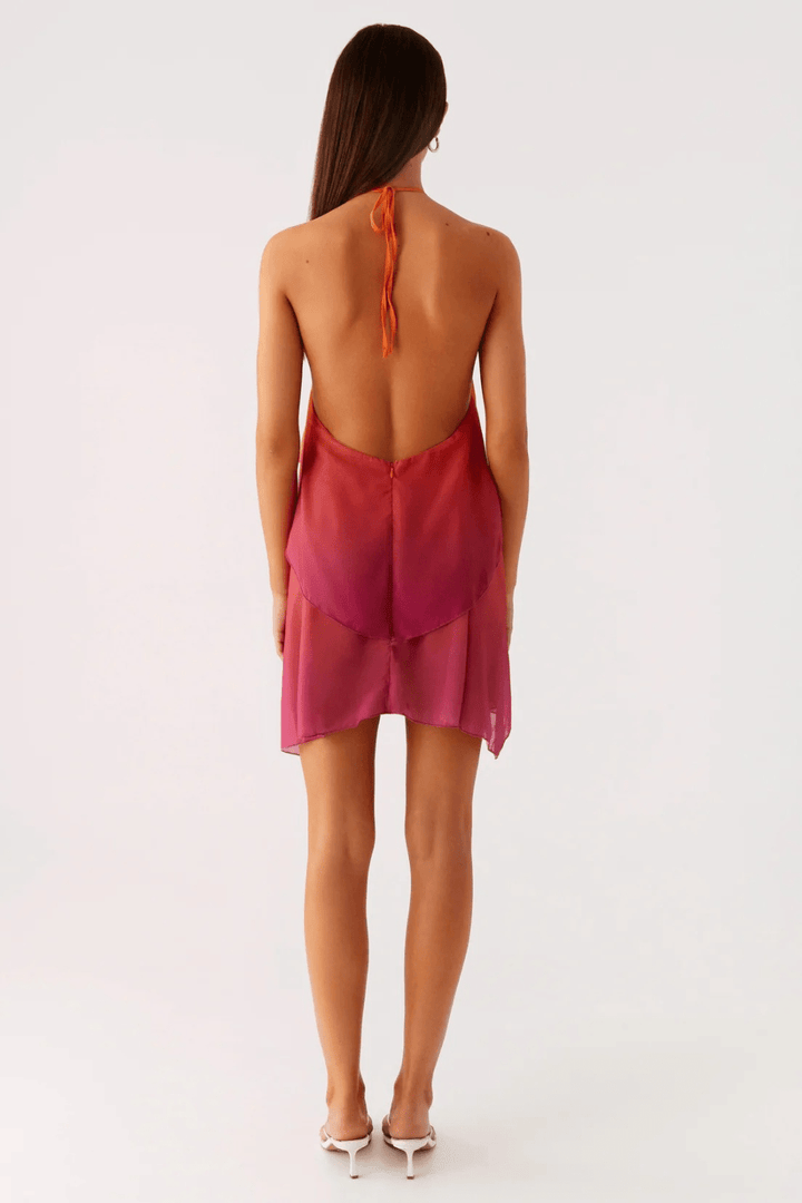 Solara Shell Halter Mini Dress - 3