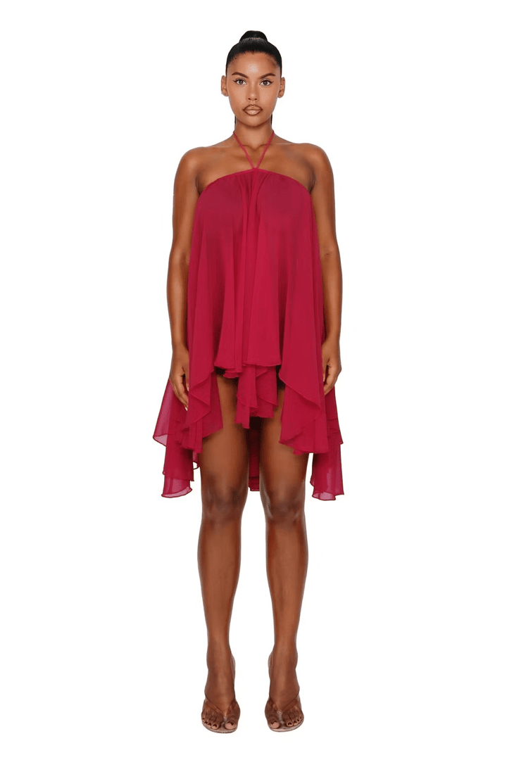 Solene Rückenaus Mini-Kleid - 3